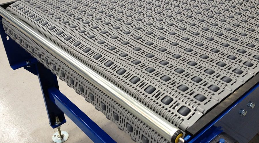 Modular Belt with Transverse Rollers
